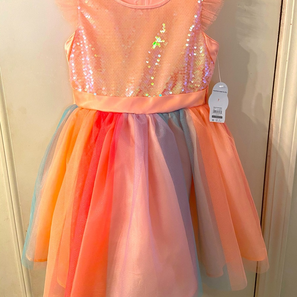 Girl’s Size 7 Wonder Nation New WTags Easter Dress